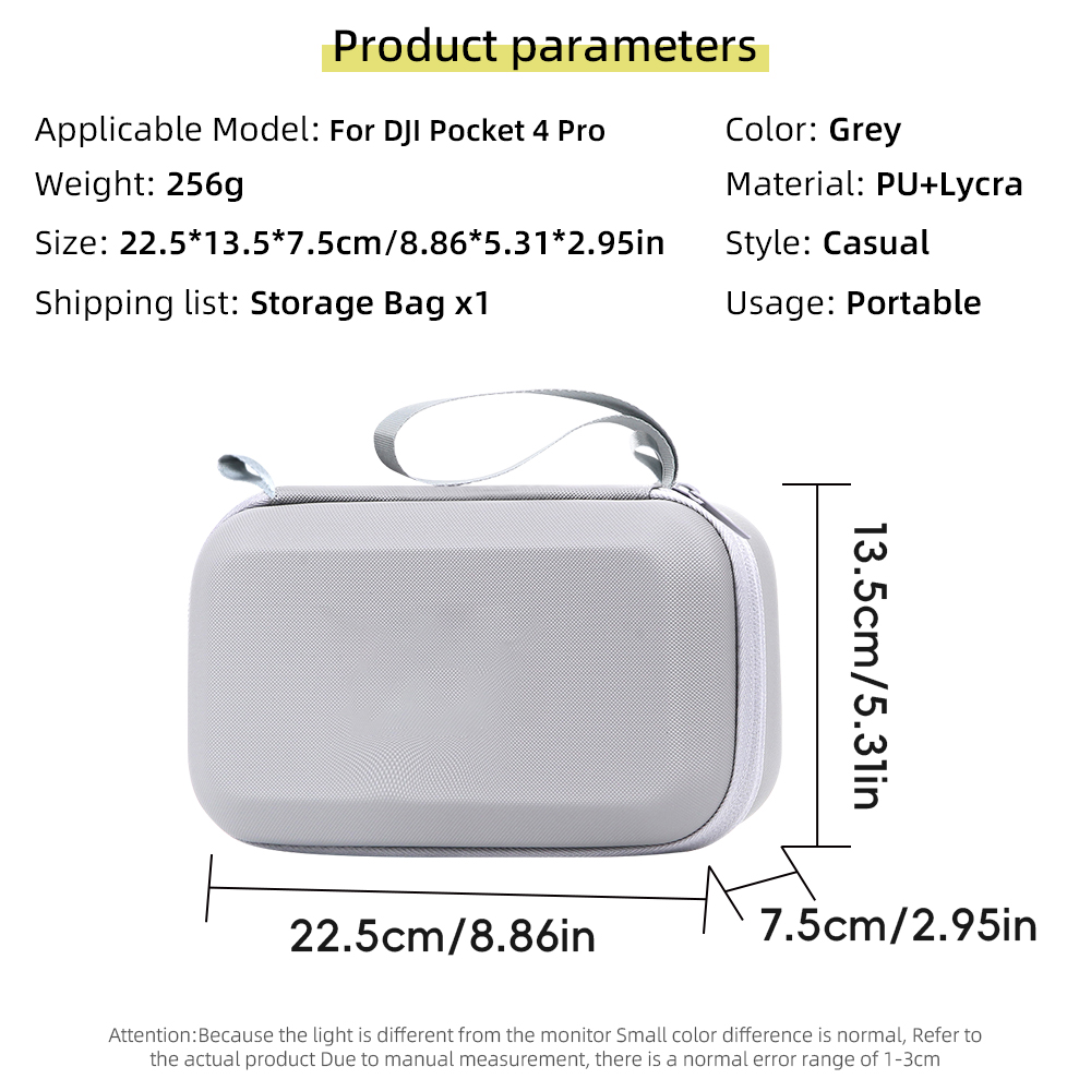 PU Carrying Case for DJI Osmo  - đánh giá và giá Drone Camera Case