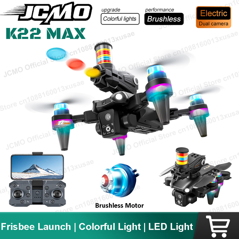 JCMO K22 MAX Frisbee Launch Dr - đánh giá và giá Drone Camera 4K